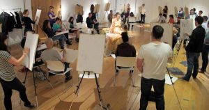 life drawing class erotic art exhibition